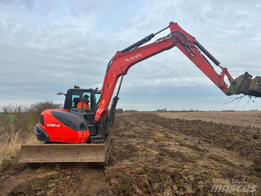 Kubota KX 80-4 Midi-gravemaskiner 7t - 12t