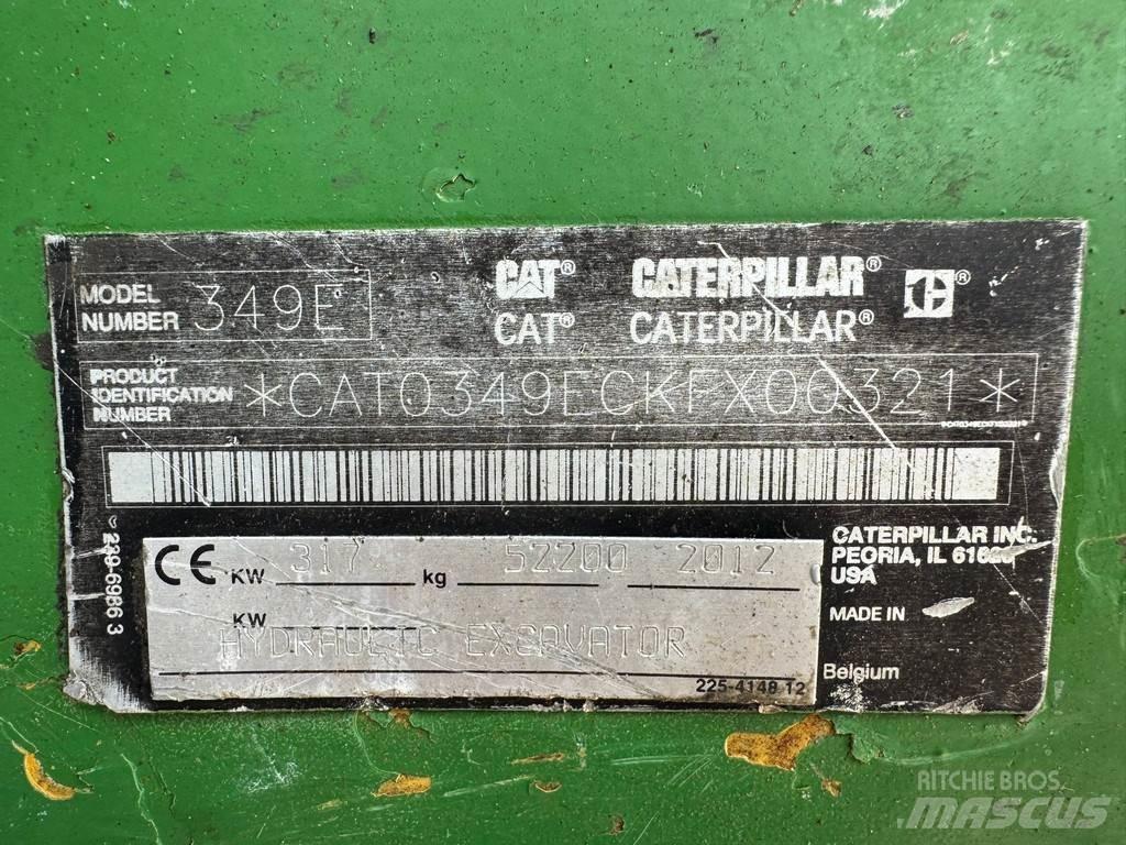 CAT 349E Gravemaskiner på larvebånd
