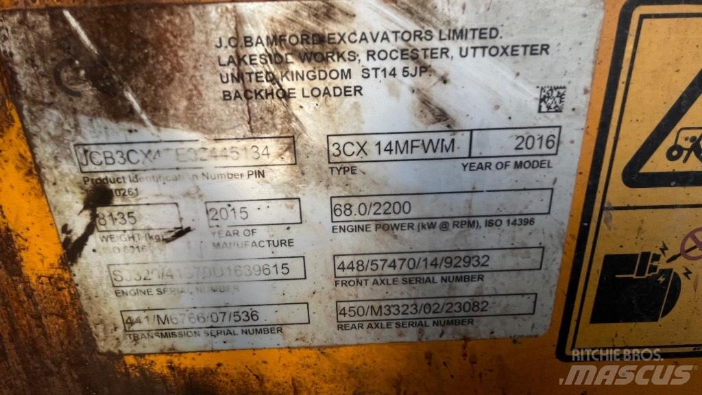 JCB 3 CX Rendegravere