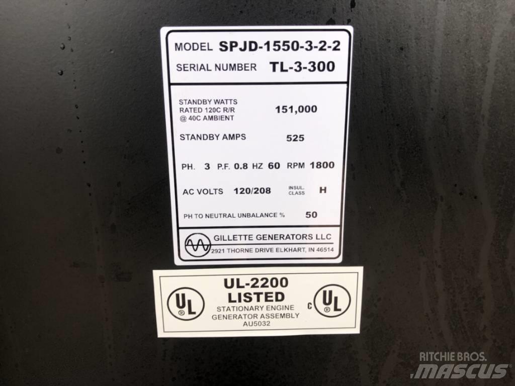  GILLETTE  SPJD-1550 Dieselgeneratorer