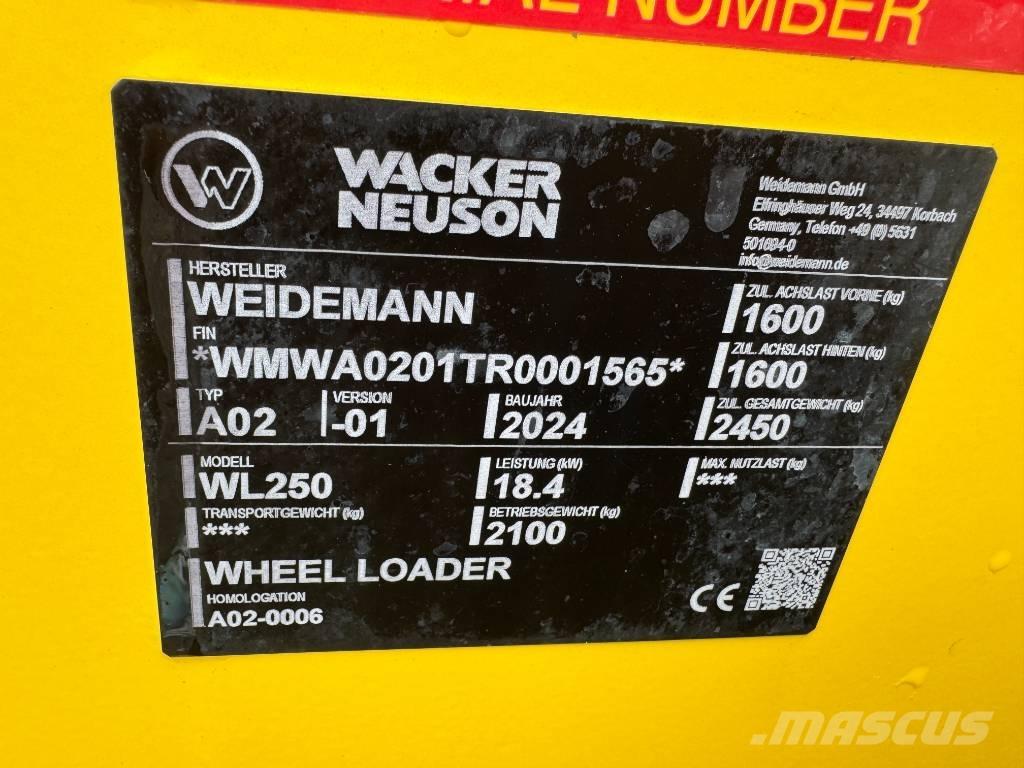 Wacker Neuson WL 250 Læssemaskiner på hjul