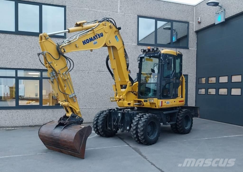 Komatsu PW 98 MR-11 Gravemaskiner på hjul