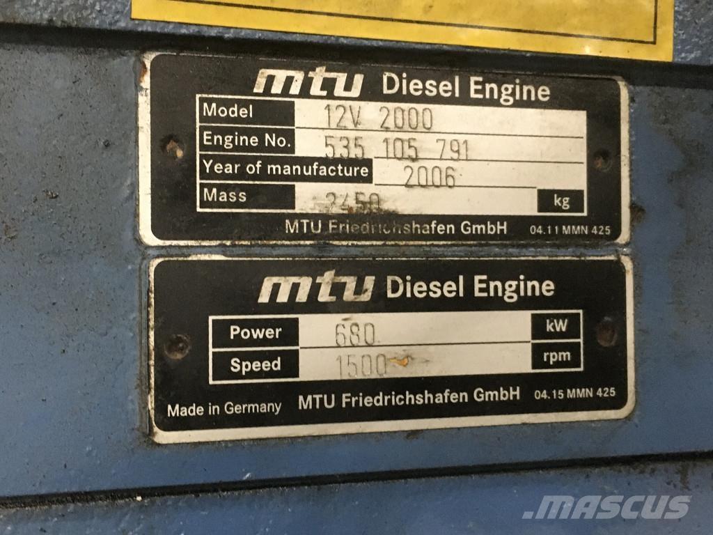 MTU 12V2000 USED Motorer