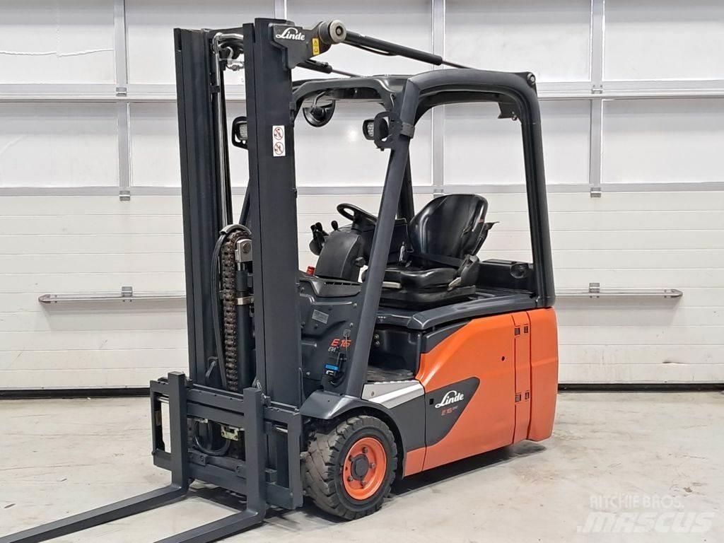 Linde E16-02 El gaffeltrucks