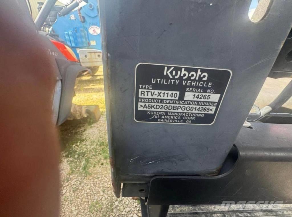 Kubota RTV-X 1140 Hjælpemaskiner
