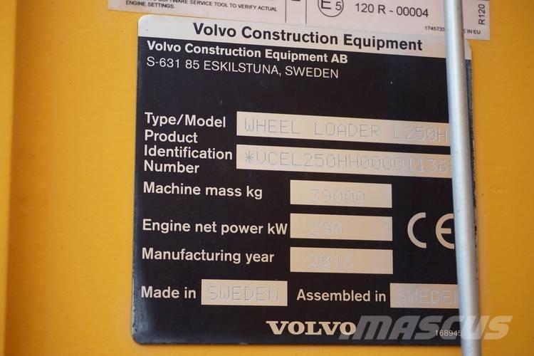 Volvo L250H Læssemaskiner på hjul