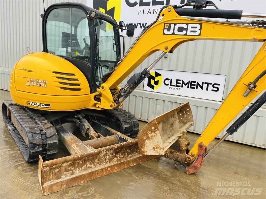 JCB 8050RTS Midi-gravemaskiner 7t - 12t