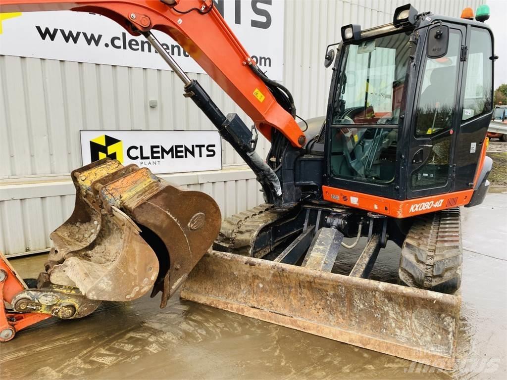Kubota KX080-4a Midi-gravemaskiner 7t - 12t
