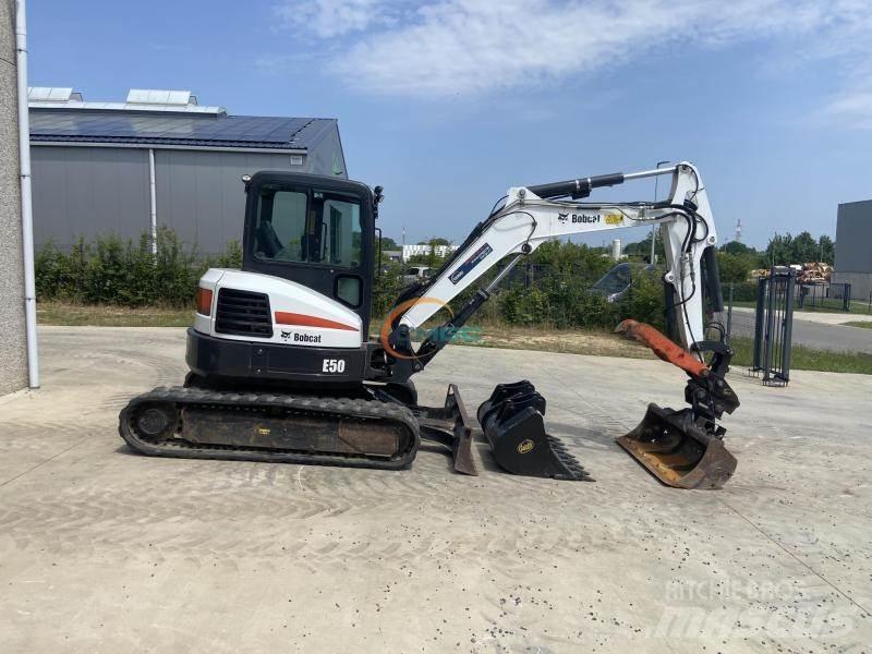 Bobcat E 50 Gravemaskiner på hjul