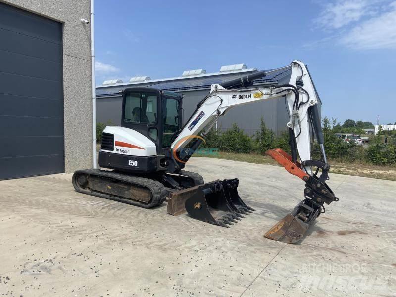 Bobcat E 50 Gravemaskiner på hjul