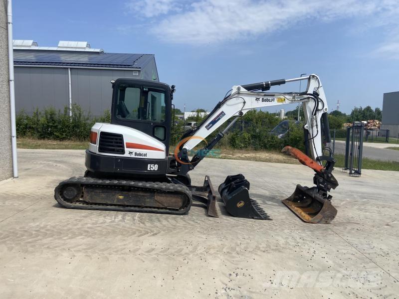 Bobcat E 50 Gravemaskiner på hjul