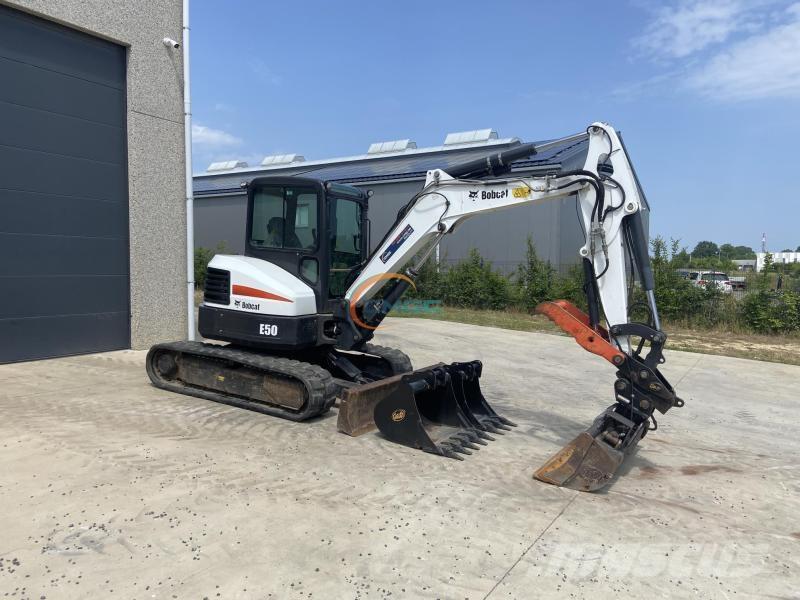 Bobcat E 50 Gravemaskiner på hjul