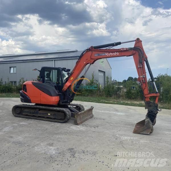 Kubota KX080-4 Gravemaskiner på hjul