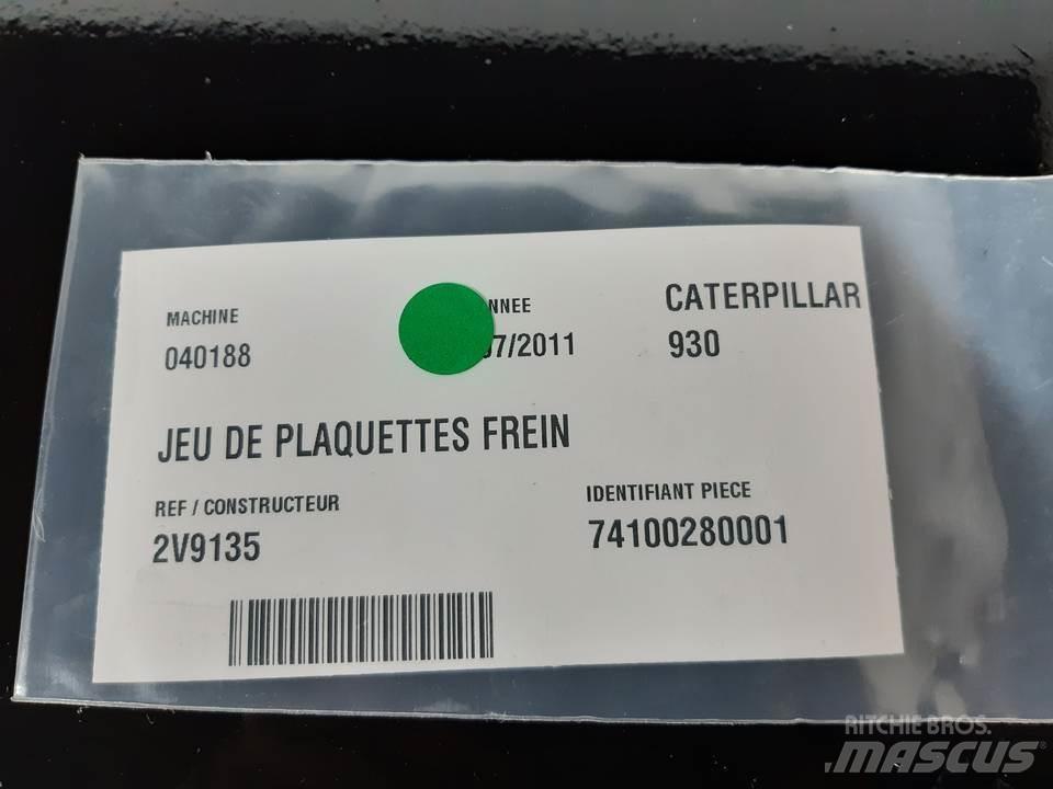 CAT 930 Bånd, kæder og understel