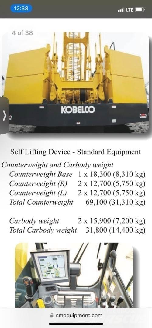 Kobelco CK1100G-2 Kraner på larvebånd