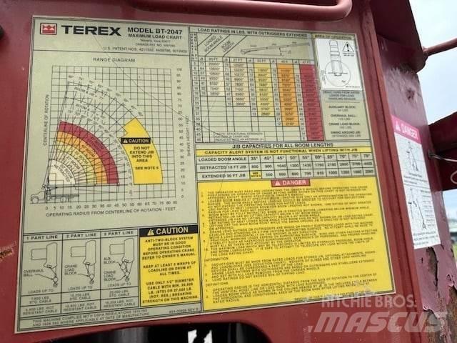 Terex BT 2047 Lastbil med kran