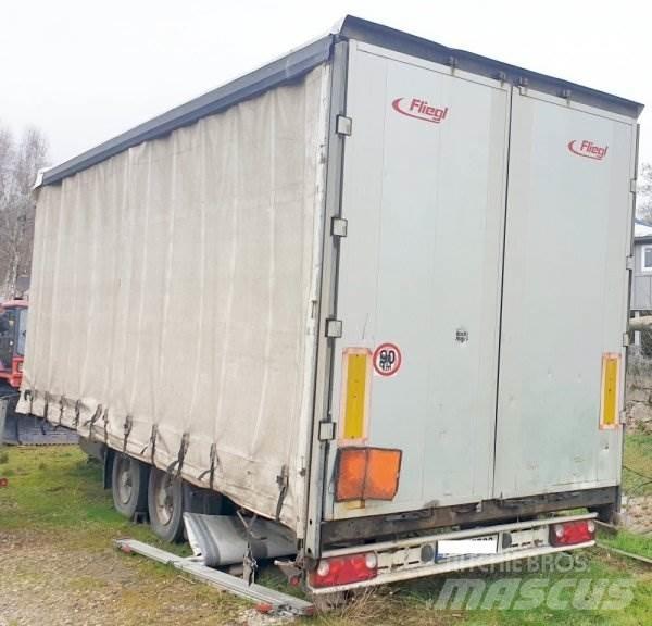 Fliegl TPS 100 Anhænger med lad/Flatbed