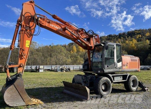 Hitachi ZX 210W-3 Gravemaskiner på hjul