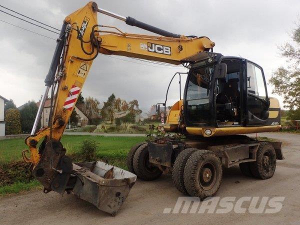 JCB JS 160 W Gravemaskiner på hjul