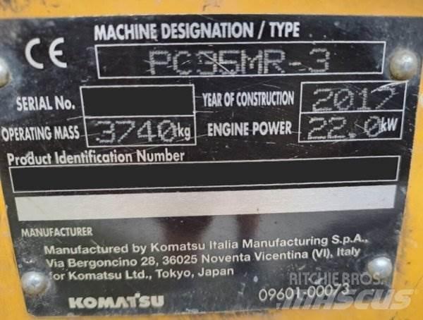 Komatsu PC 35 MR-3 Minigravemaskiner