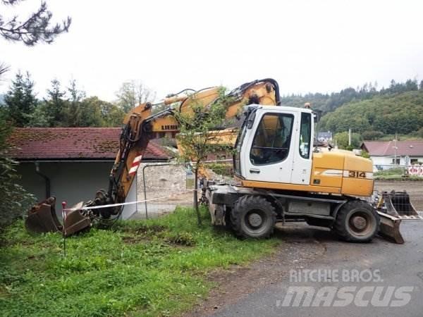 Liebherr A 314 Gravemaskiner på hjul