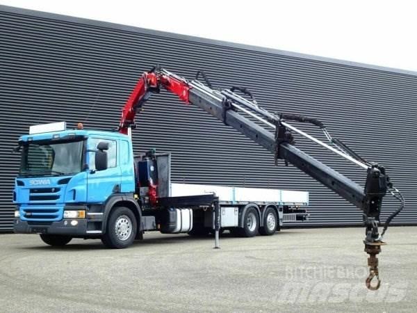 Scania P320 + Effer Lastbil med kran