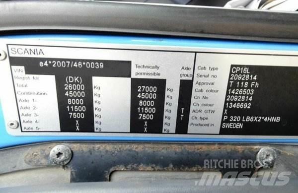 Scania P320 + Effer Lastbil med kran