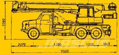 Tatra 148 +ČKD - AD 20 Lastbil med kran
