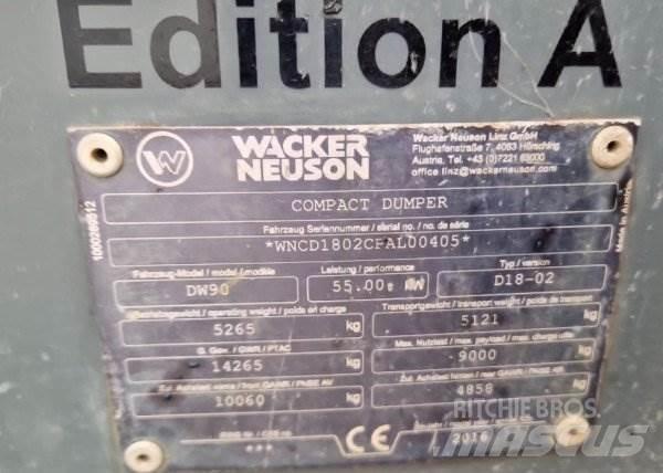 Wacker Neuson DW 90 Knækstyrede dumpere