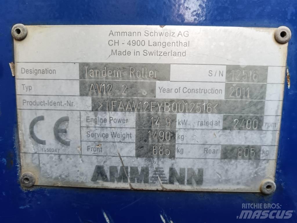 Ammann AV 12-2 Tvilling tromle