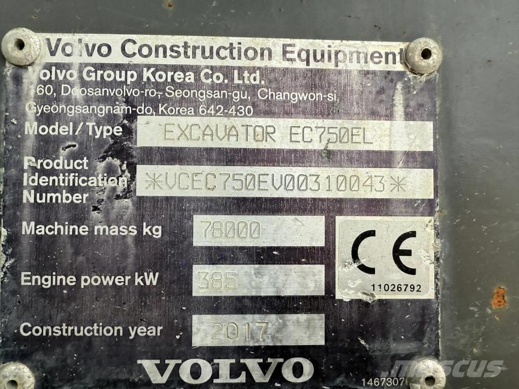 Volvo EC 750 EL Gravemaskiner på larvebånd