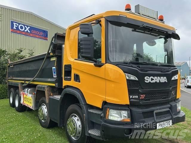 Scania P410 XT Lastbiler med tip