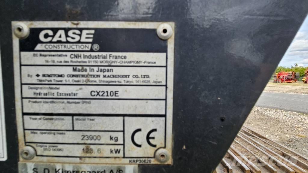 CASE CX 210 E Gravemaskiner på larvebånd
