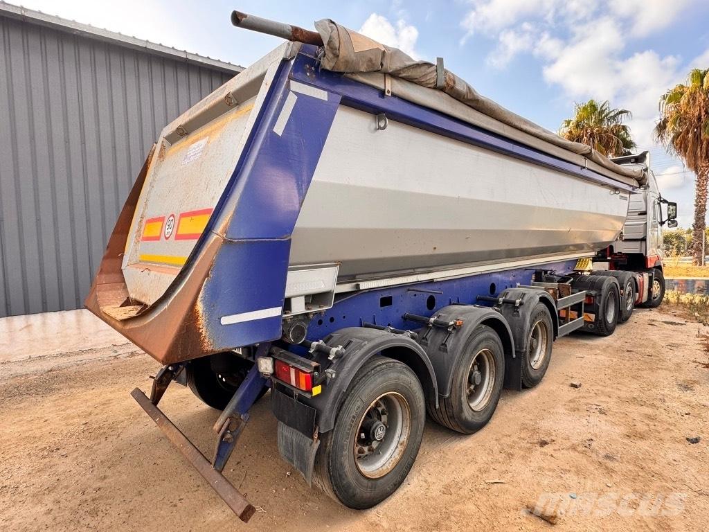 Meiller MHKS 43/3 Semi-trailer med tip