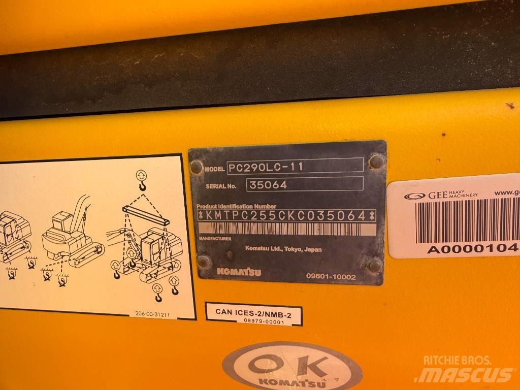 Komatsu PC290LC-11 Gravemaskiner på larvebånd
