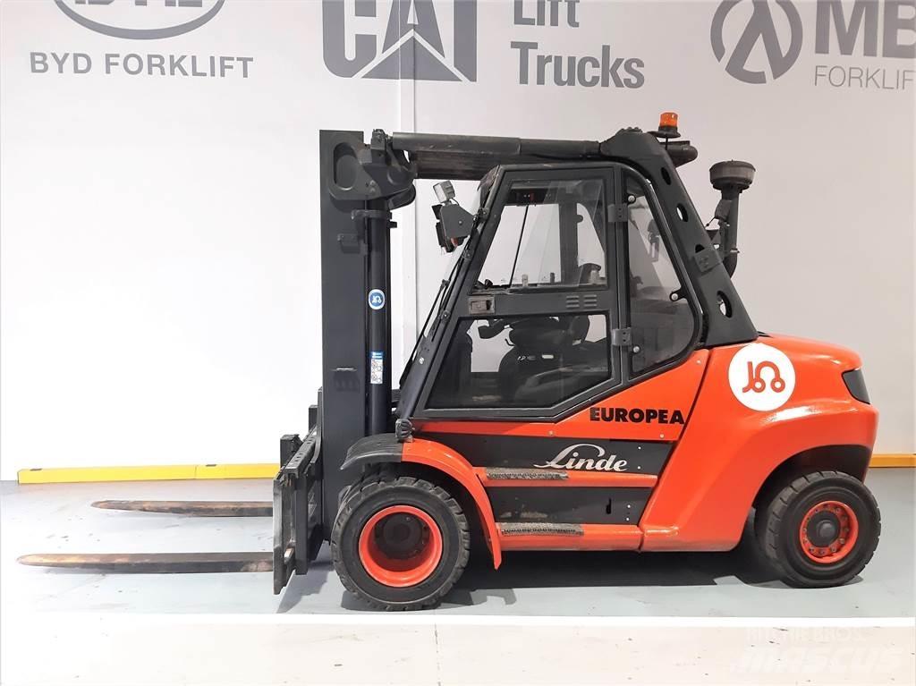 Linde H80D 01 900 Diesel gaffeltrucks