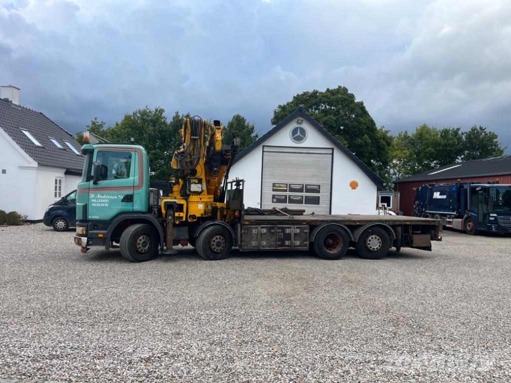 Scania 124 G 420 Lastbil med kran