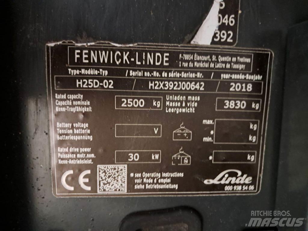 Linde H25D-02 Diesel gaffeltrucks