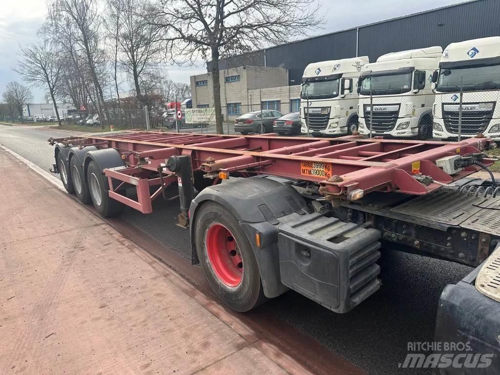 LAG O-3-39L Semi-trailer med containerramme