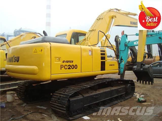 Komatsu PC 200 Gravemaskiner på larvebånd
