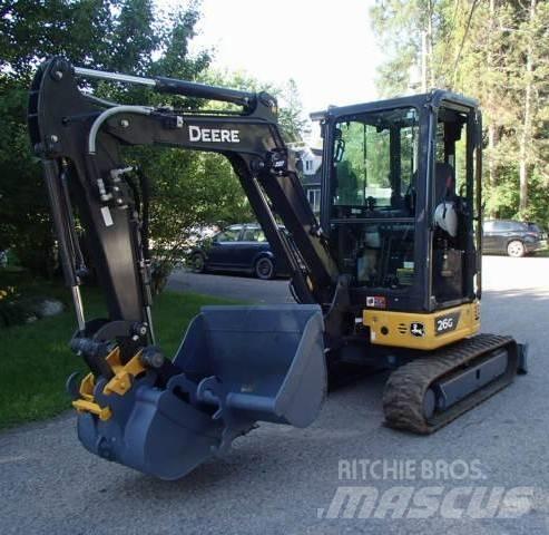 John Deere 26G Minigravemaskiner