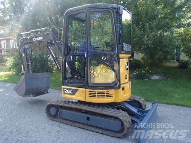 John Deere 26G Minigravemaskiner