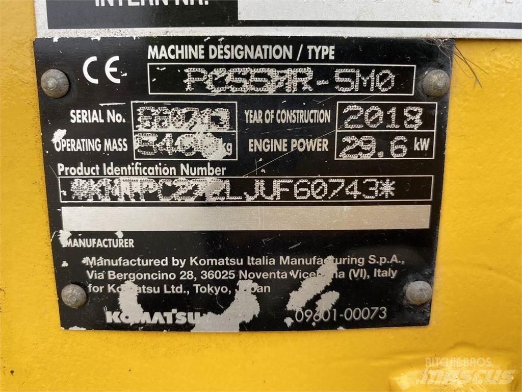 Komatsu PC55MR-5 Gravemaskiner på hjul