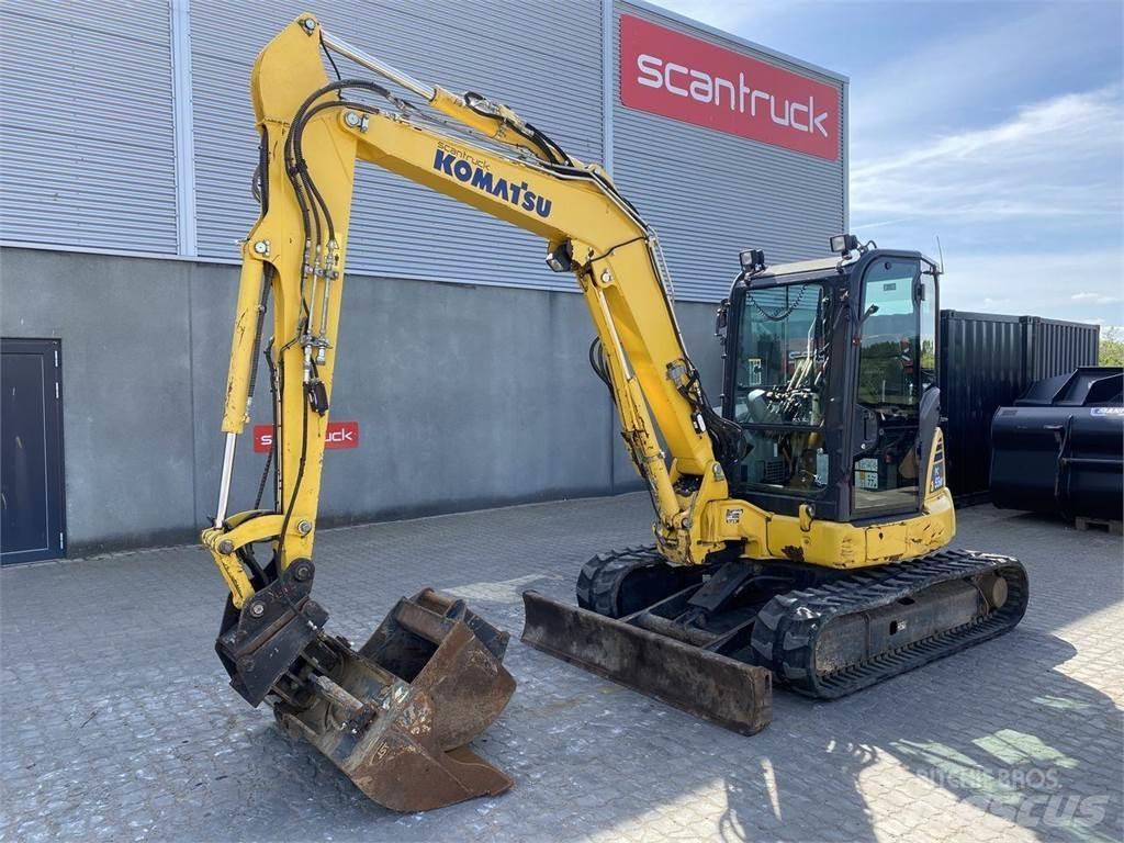 Komatsu PC55MR-5 Gravemaskiner på hjul