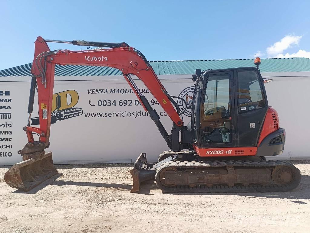 Kubota KX 080-4 Midi-gravemaskiner 7t - 12t
