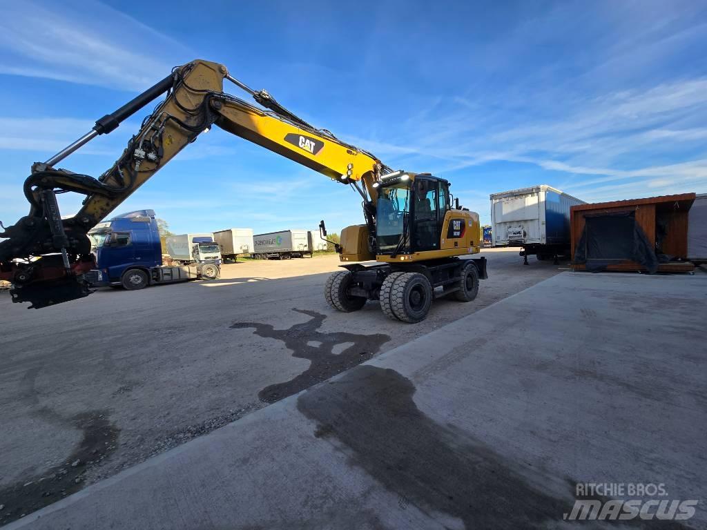 CAT 318 Gravemaskiner på hjul