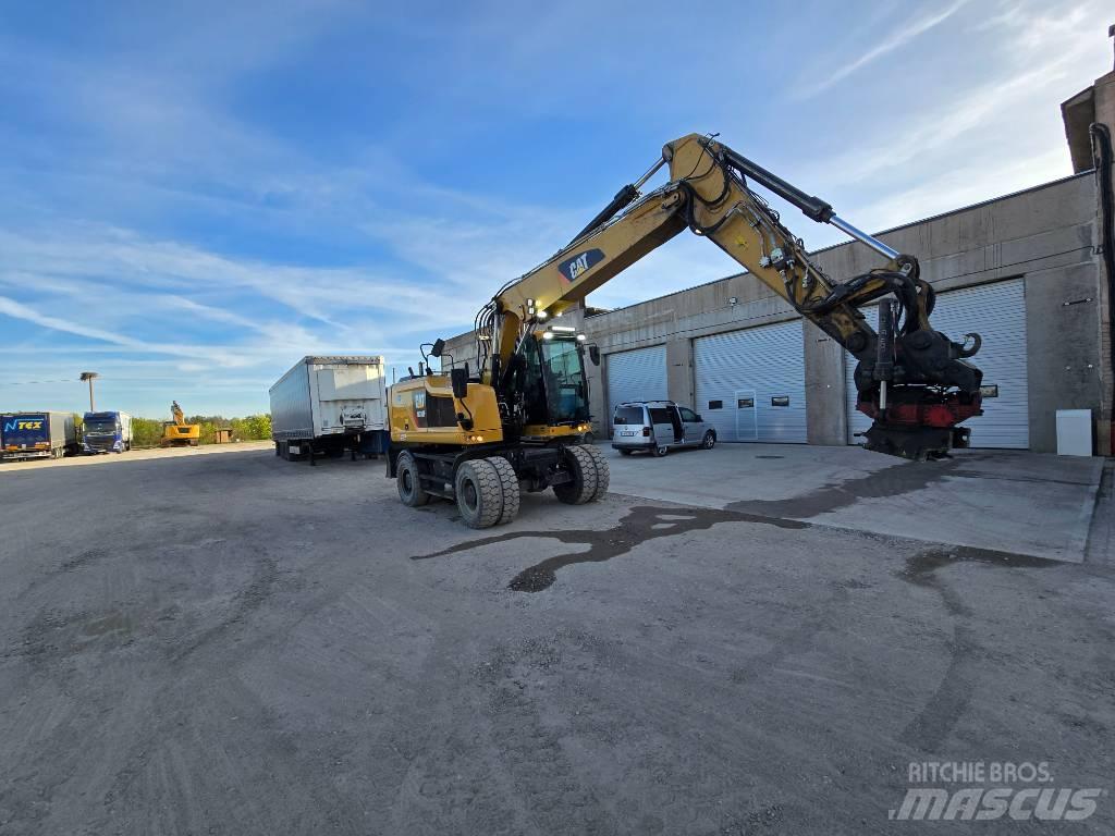 CAT 318 Gravemaskiner på hjul
