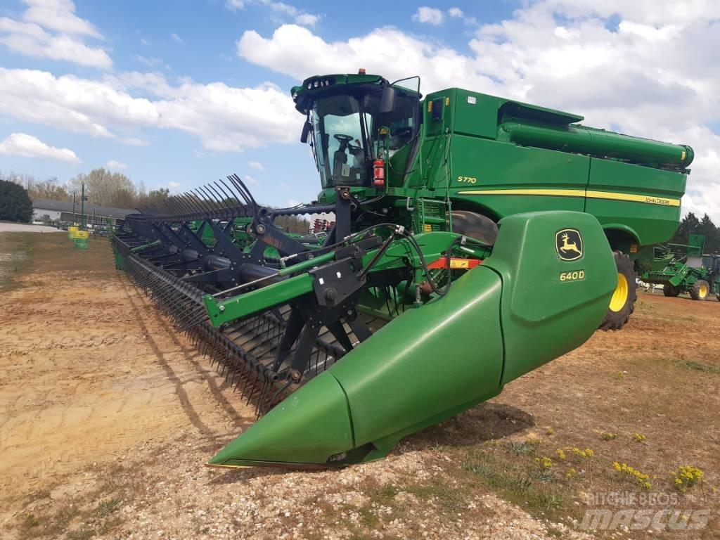 John Deere 640 D Hoveder til mejetærskere