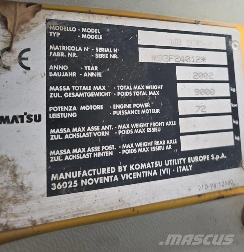 Komatsu WB 93 R-2 Rendegravere