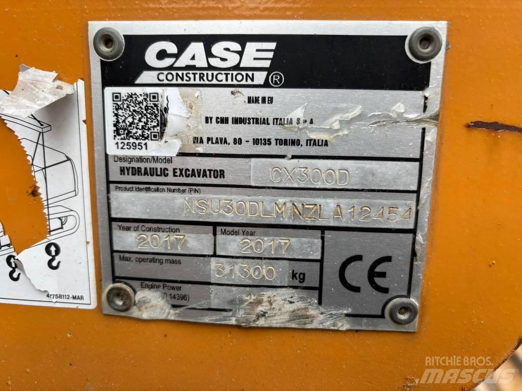 CASE CX300D Gravemaskiner på larvebånd